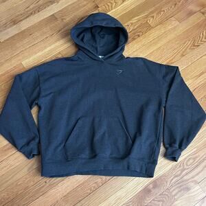 Gymshark Pullover Hoodie Ath;letic Gym Training Sweatshirt Gray Men's Medium